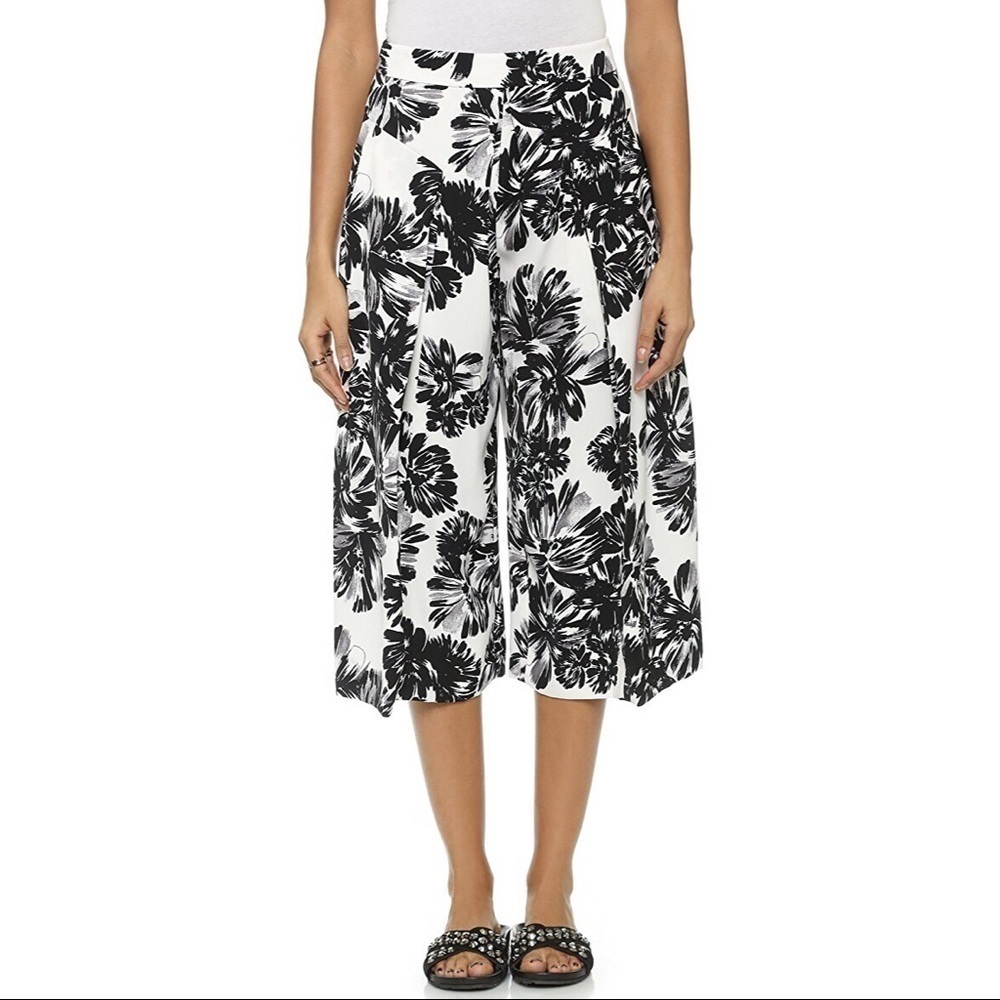 Rebecca Taylor Splashy Flower Culottes